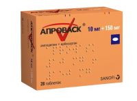 Апроваск 10мг+150мг таб.п/об.пл. №28 (САНОФИ)