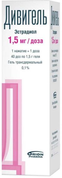 Дивигель 0,1% (40доз) 1,5г гель т/дерм. фл.помпа (ОРИОН ФАРМА)