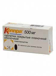 Кеппра 500мг таб.п/об.пл. №30 (Ucb pharma s.a._2)
