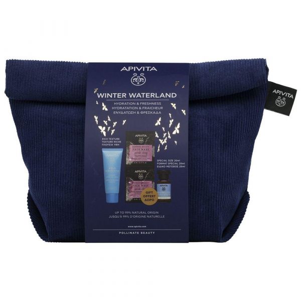 Апивита аква билишес крем-комфорт40мл+ тонер увл.20мл +маска с роз.гл 2*8мл (Apivita s.a.)