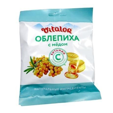 Vitalor (Виталор) леденцы 60г мед облепиха (Гуслица ооо)