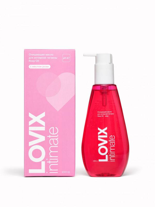 Lovix масло очищающее для интимной гигиены 200мл rosy (Лавикс ооо)