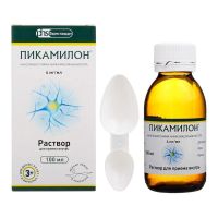 Пикамилон 4мг/мл 100мл р-р д/пр.внутр. №1 фл. (ФАРМСТАНДАРТ)