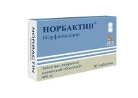 Норбактин 400мг таб.п/об.пл. №10 (САН ФАРМА)