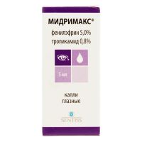 Мидримакс 5мл капли глазн. №1 фл.-кап. (СЕНТИСС ФАРМА)