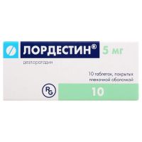 Лордестин 5мг таб.п/об.пл. №10 (ГЕДЕОН РИХТЕР)
