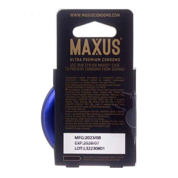 Презерватив maxus №3 (Thai nippon rubber industry co.)