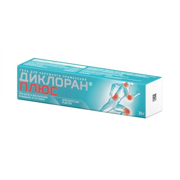 Диклоран плюс 30г гель д/пр.наружн. №1 туба (Unique pharmaceutical laboratories_1)
