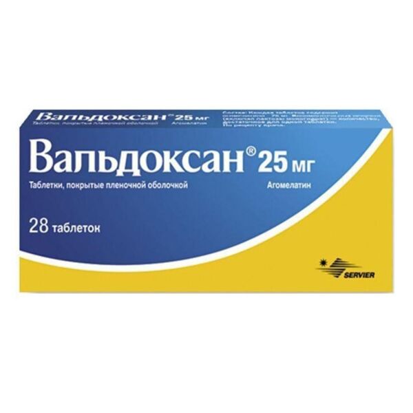 Вальдоксан 25мг таб.п/об.пл. №28 (Сервье рус ооо_1)