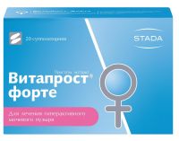 Витапрост форте 20мг супп.рект. №20 (НИЖФАРМ)
