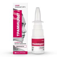 Трамицент 1,25% 15мл спрей наз. №1 фл.расп. (ГРОТЕКС)