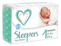 Sleepers (слиперс) подгузники 1 №27 д/новорожд 2-5кг (ONTEX CZ SRO)