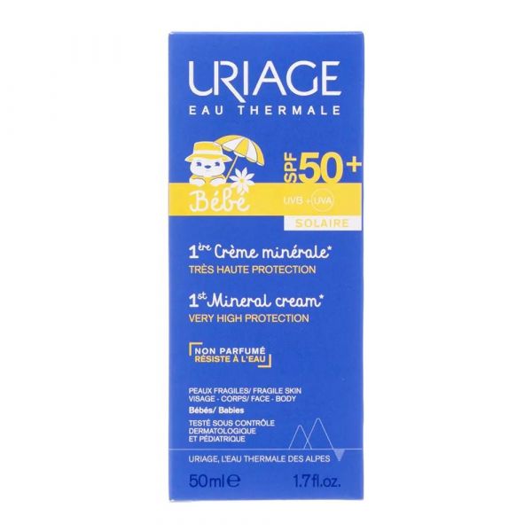Uriage (Урьяж) первый минеральный крем spf50+ 50мл 5725 (Dermatologiques d’uriage laboratoires)