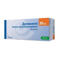 Дулоксента 30мг капс.киш/раств. №14 (КРКА)
