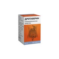 Дротаверин 40мг таб. №100 (ФАРМПРОЕКТ)
