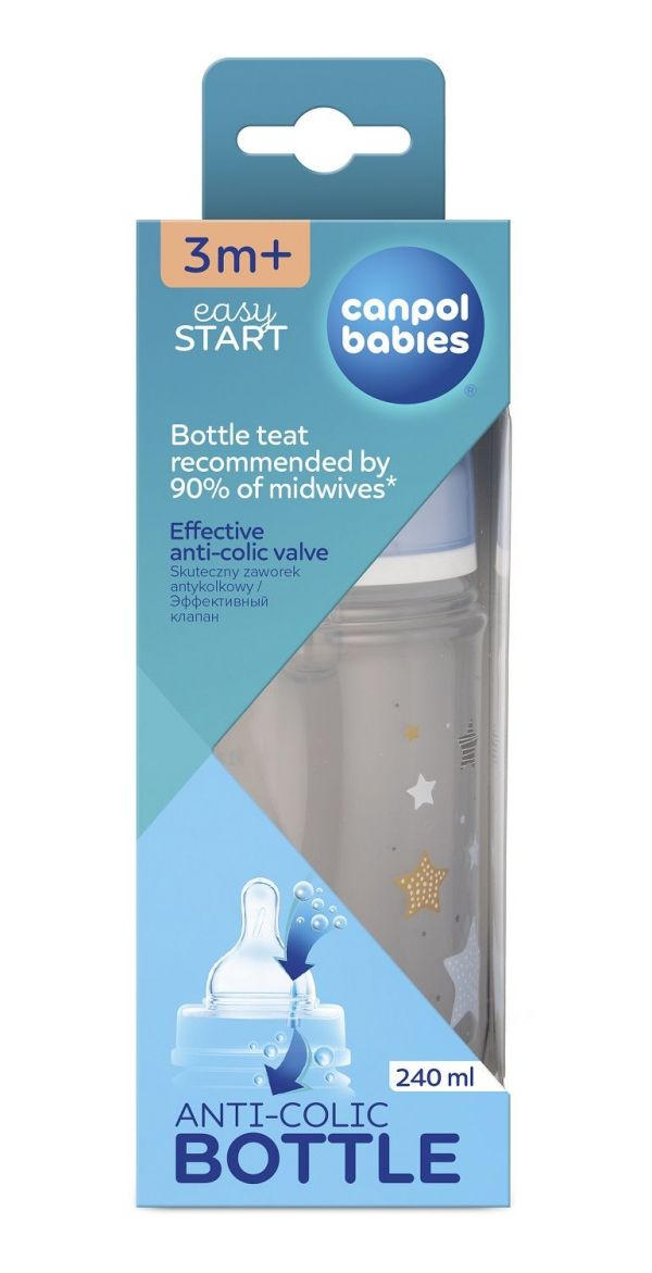 Canpol (Канпол) бутылочка для кормления easystart 240мл антиколик. с 3 мес. 35/217 (Canpol sp. z o.o.)