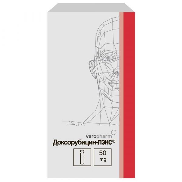 Доксорубицин 50мг лиоф.д/р-ра д/вв.в/с.,в/пуз. №1 фл. (Верофарм ооо_2)