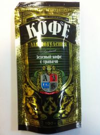 Кофе зеленый с травами 100г гран. растворим. (МЕГАН-2000)