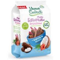 Умные сладости мини-батончики 110г кокос в бел.глазури (КОРПОРАЦИЯ ДИ ЭНД ДИ ООО)