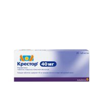 Крестор 40мг таб.п/об.пл. №28 (АСТРА ЗЕНЕКА)