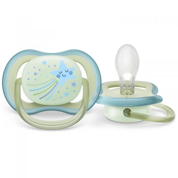 Avent (авент) соска-пустышка №2 0-6 мес ночная звезда/ сова scf376/18 (Philips consumer lifestyle b.v.)