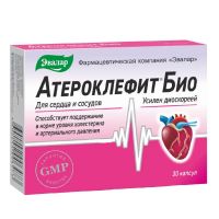 Атероклефит био 250мг капс. №30 (ЭВАЛАР)