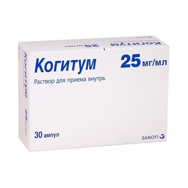 Когитум 25мг/мл 10мл р-р д/пр.внутр. №30 амп. (Patheon france s.a.s.)