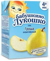 Бабушкино лукошко сок 200мл груша осветл. тетрапак (ФАУСТОВО)