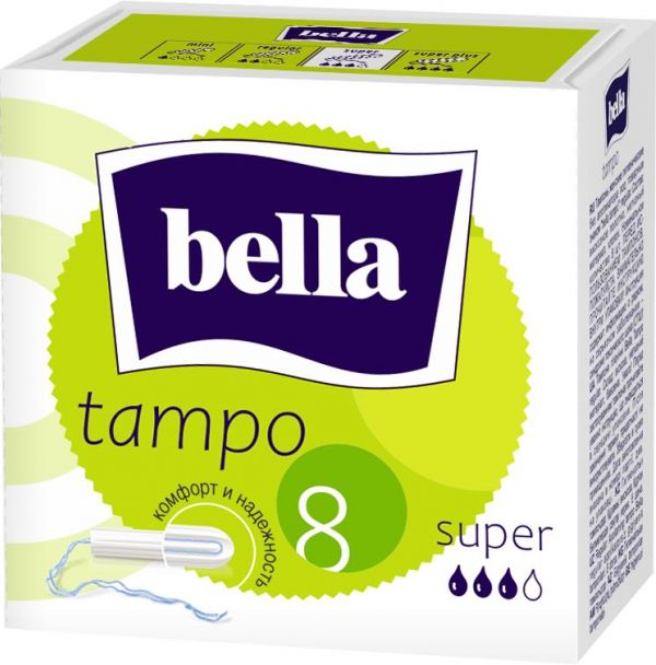 Bella (Белла) тампоны №8 супер (Tzmo s.a.)