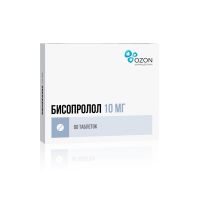 Бисопролол 10мг таб.п/об. №60 (АТОЛЛ)