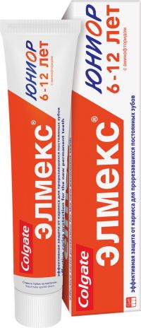 Elmex (Элмекс) зубная паста 75мл юниор 6-12 лет (COLGATE-PALMOLIVE HOLDINGS [UK] LIMITED)