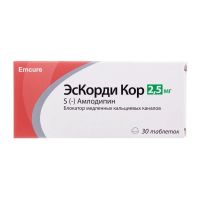 Эскорди кор 2.5мг таб. №30 (ТЕВА)