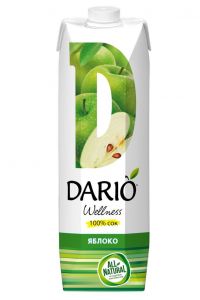 Dario Wellness (Дарио велнес) сок 0,95л яблоко б/сахара (САНФРУТ ООО)