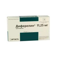Диферелин 11.25мг лиоф.д/сусп.д/ин.в/м.пролонг. №1 фл.  +раств.амп +шприц (ИПСЕН)