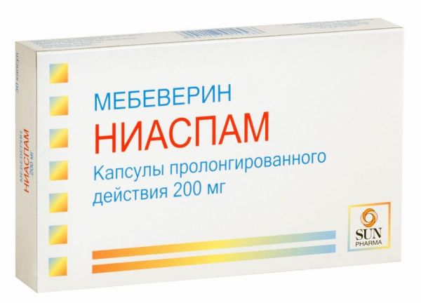 Ниаспам 200мг капс.пролонг. №30 (Sun pharmaceutical industries ltd.)