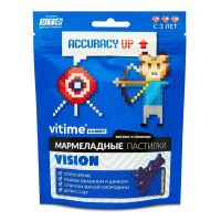 Витайм gummy зрение мармеладные пастилки №30 шт.  черная смородина с 3 лет (ВНЕШТОРГ ФАРМА)