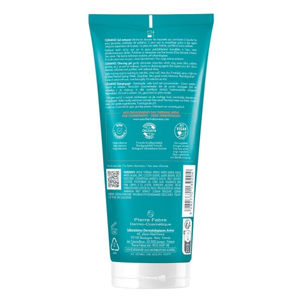 Avene (Авен) клинанс гель очищающий 200мл 5529 (Pierre fabre dermo-cosmetique)