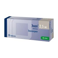 Энап 2.5мг таб. №20 (КРКА)