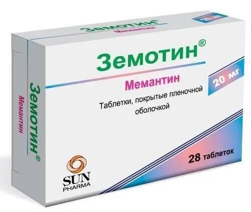 Земотин 20мг таб.п/об.пл. №28 (Sun pharmaceutical industries ltd.)