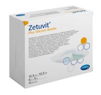 Hartmann (Хартманн) повязка цетувит плюс силикон бордер №10 шт.  12,5*12,5см 4139201 (ХАРТМАНН)
