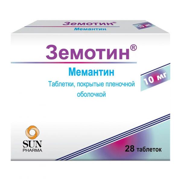 Земотин 10мг таб.п/об.пл. №28 (Sun pharmaceutical industries ltd.)