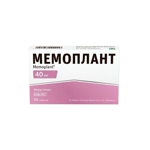 Мемоплант 40мг таб.п/об.пл. №30 (Dr.willmar schwabe gmbh)
