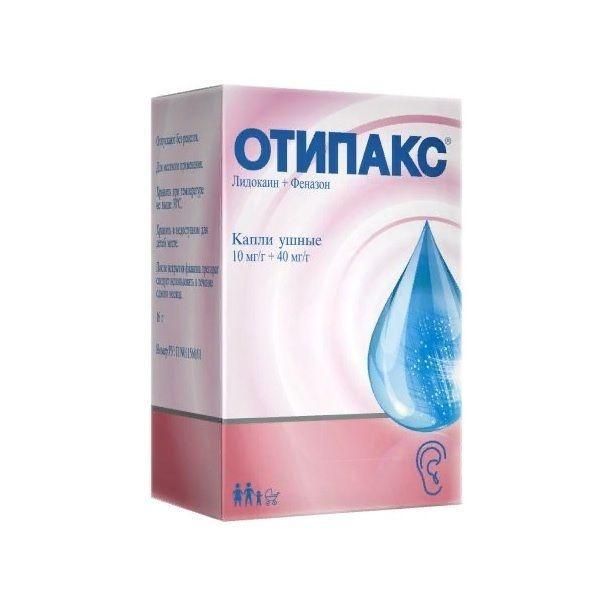 Отипакс 15мл капли ушн. №1 фл.-кап. (Biocodex laboratoires)