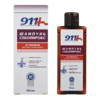 911 себопирокс шампунь от перхоти 150мл (ТВИНС ТЭК)