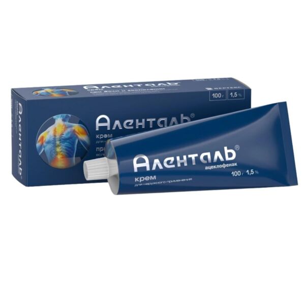 Аленталь 1,5% 100г крем д/пр.наружн. №1 туба (Вертекс ао)