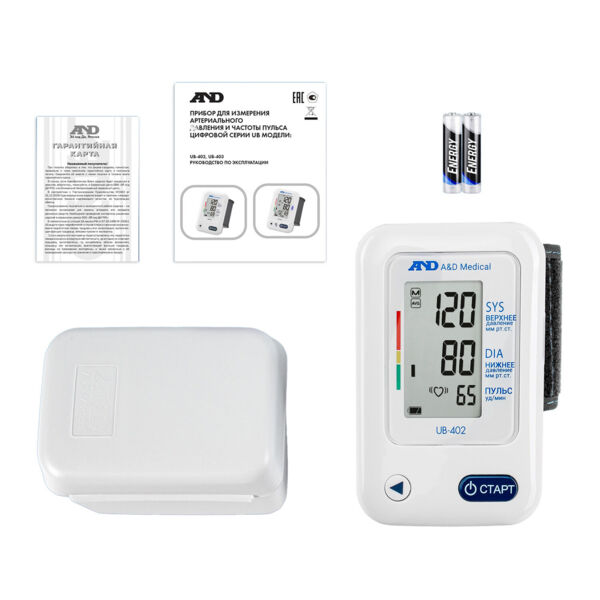Тонометр and ub-402 автомат н/запястье (A&d electronics (shenzhen) co.ltd)