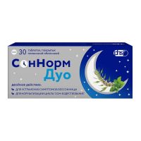 Соннорм дуо 3,00мг+1,16 мг+28,00мг таб.п/об.пл. №30 (ФАРМСТАНДАРТ)