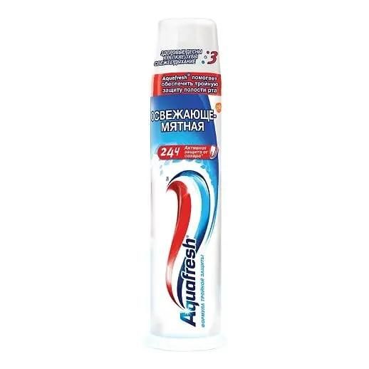 Aquafresh (Аквафреш) зубная паста освежающе-мятная 100мл (Glaxosmithkline consumer healthcare)