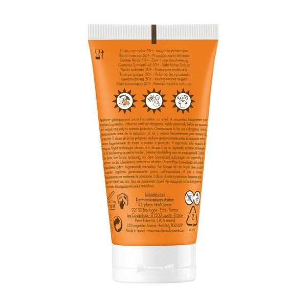 Avene (Авен) солнцезащитный флюид 50мл тонир.эфф. spf50+ 2689 9111 (Pierre fabre dermo-cosmetique)