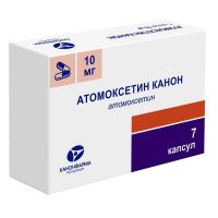 Атомоксетин 10мг капс. №7 (КАНОНФАРМА)
